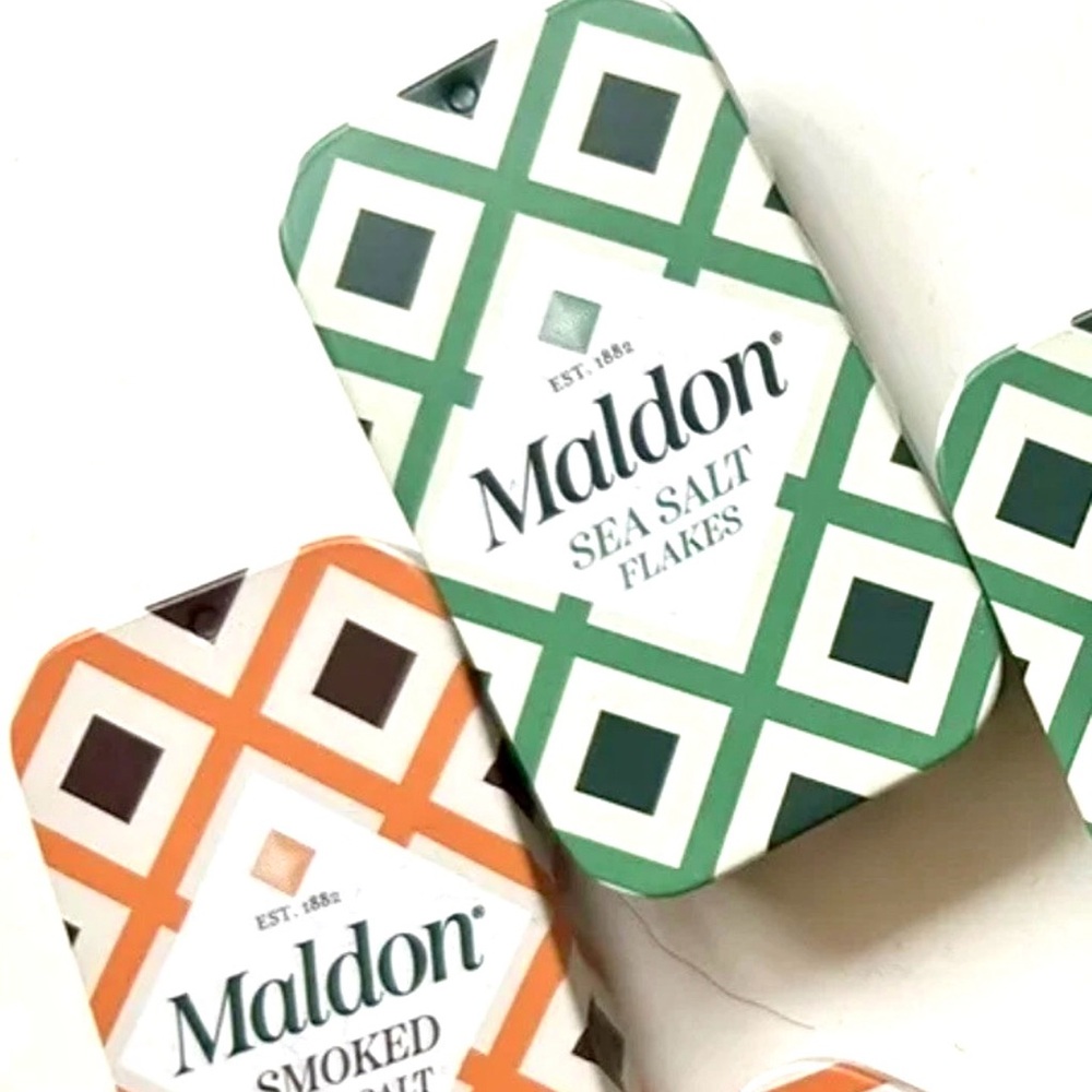 MALDON Sea Salt 4 Pinch Tins TikTok Viral! sea salt + 2 smoked HARD TO GET